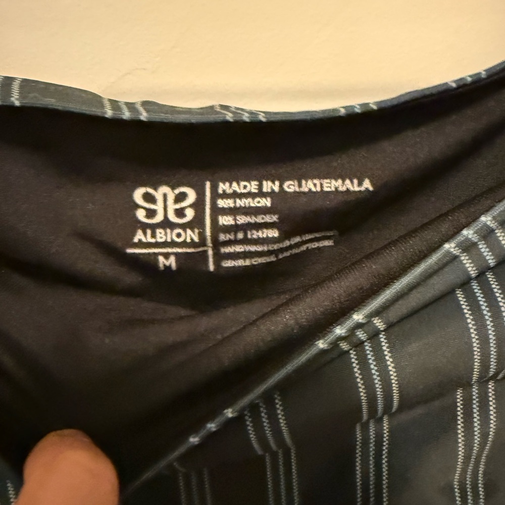 Albion Navy Striped Bikini Bottoms - Picture 2 of 3